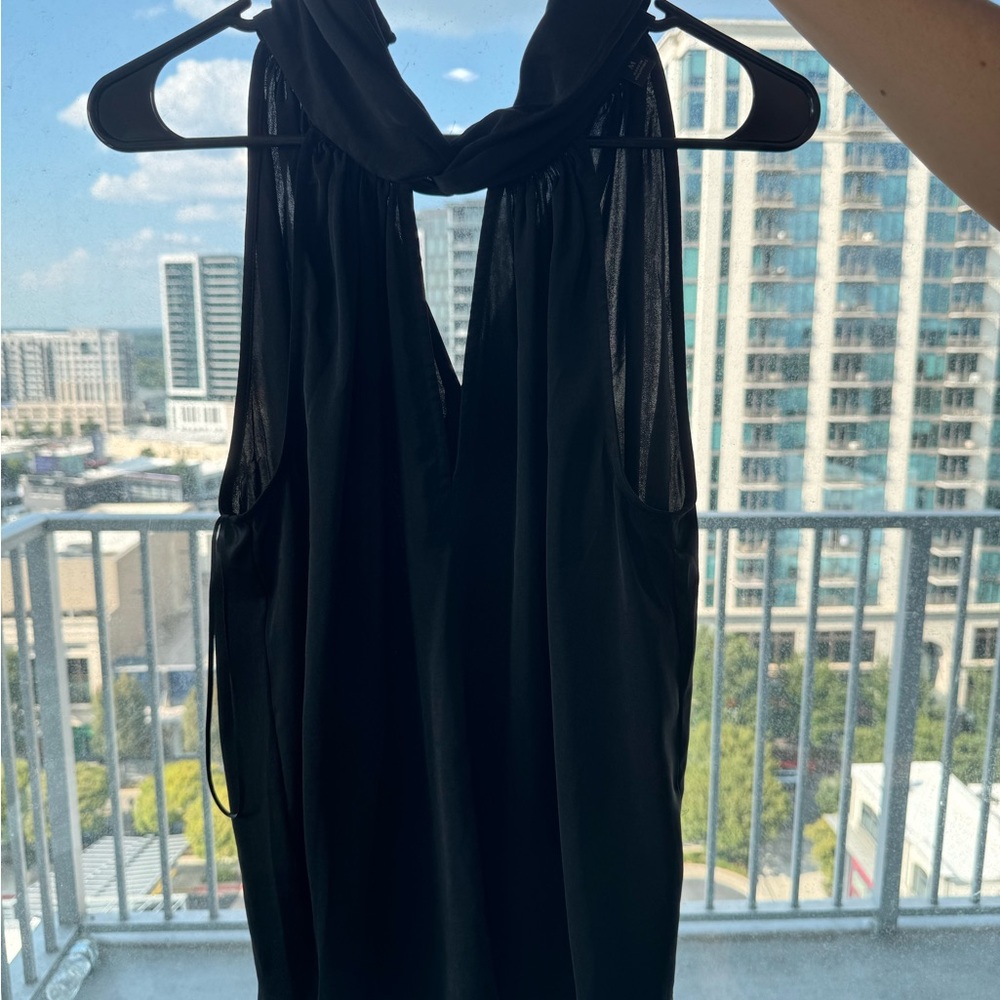 Banana Republic Black Sleeveless Blouse